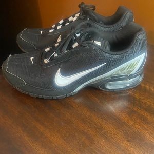 Black and Silver Nikes